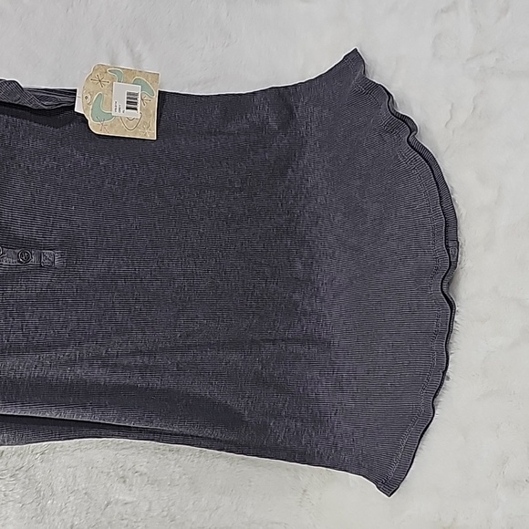 P.J. Salvage Womens Ribbed Pajama Sleep Tank Top, Grey Size Xl - Picture 4 of 6